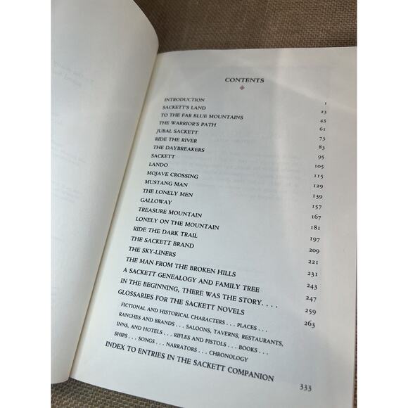 The Sackett Companion : The Facts Behind the Fiction by Louis L'Amour (1988) - Picture 7 of 9